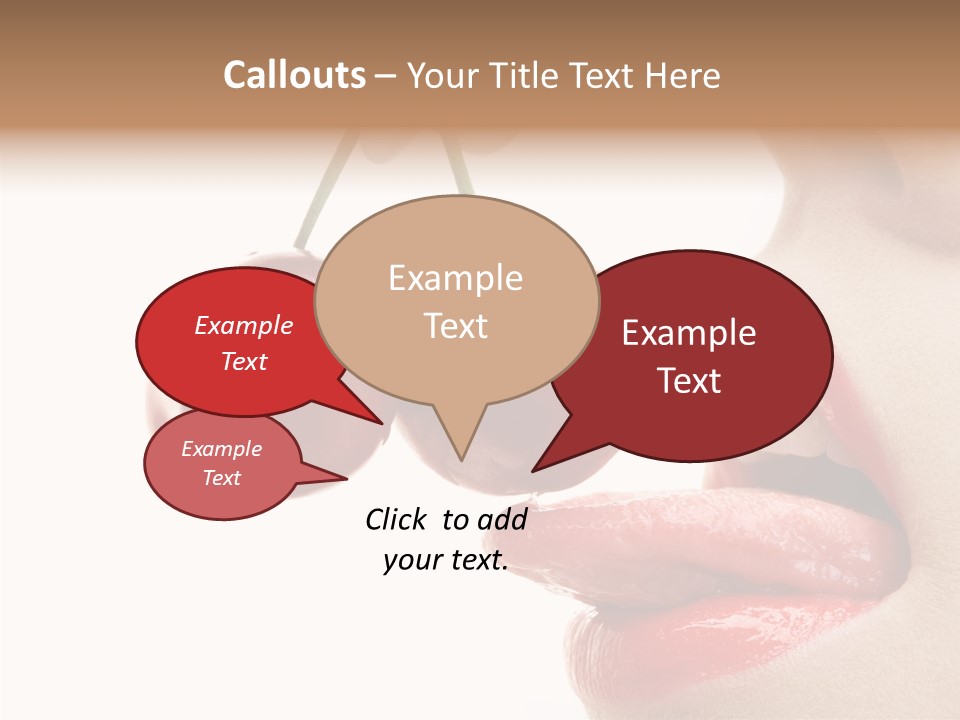 Delicious Closeup Food PowerPoint Template