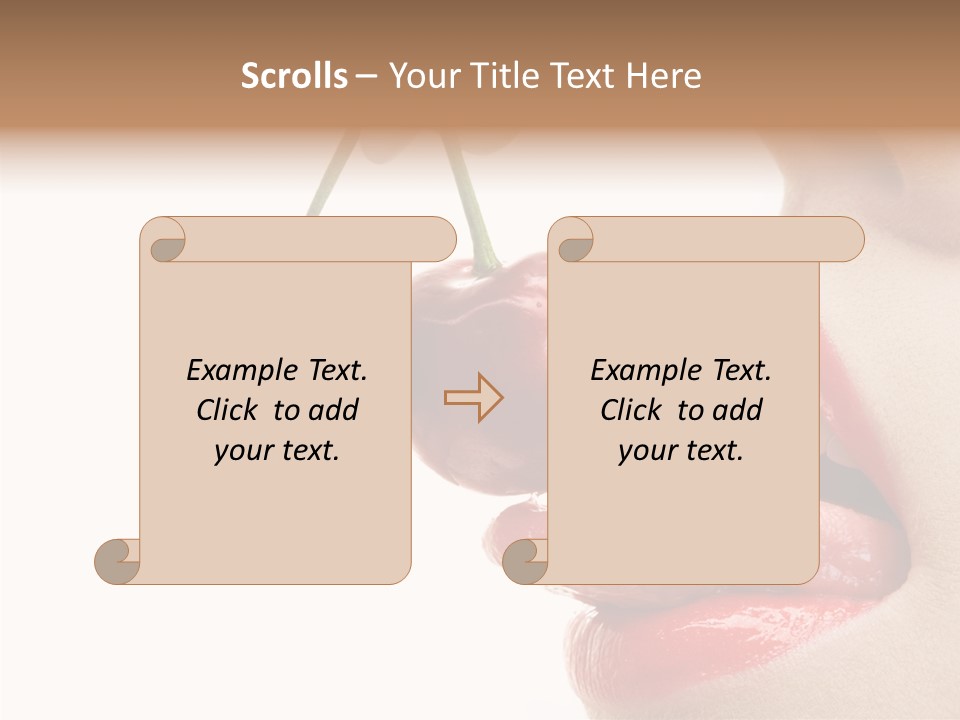 Delicious Closeup Food PowerPoint Template