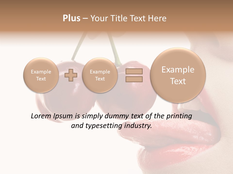 Delicious Closeup Food PowerPoint Template