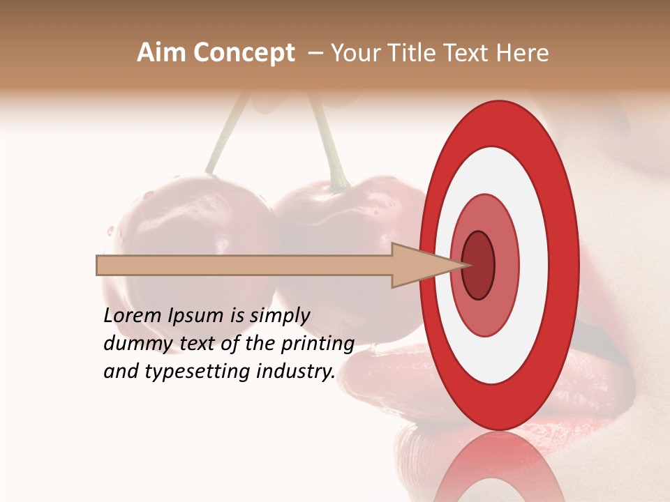 Delicious Closeup Food PowerPoint Template