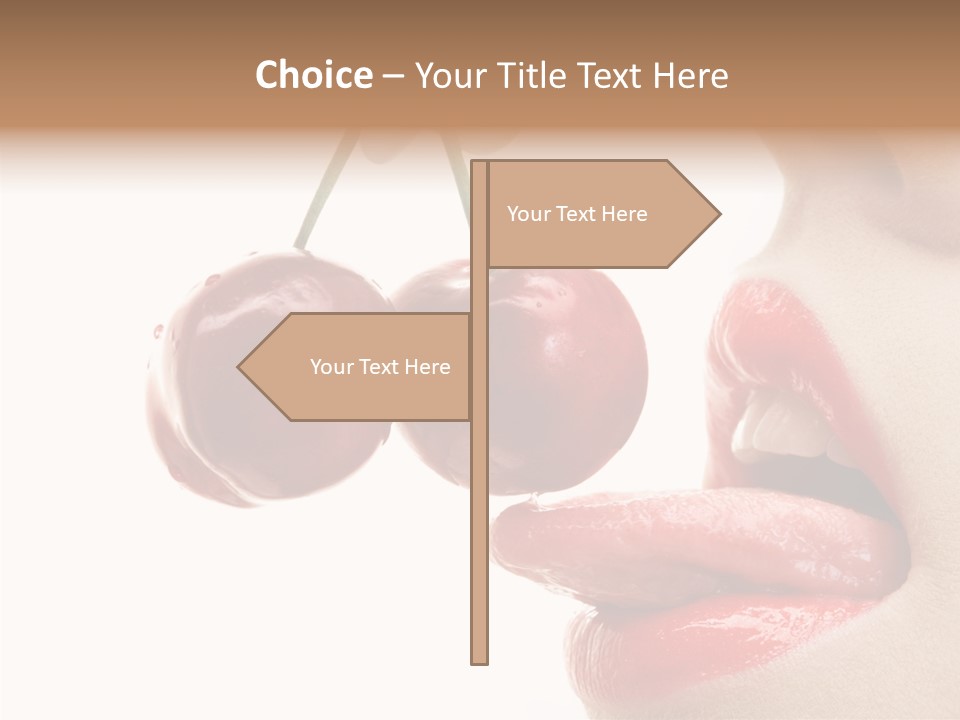 Delicious Closeup Food PowerPoint Template