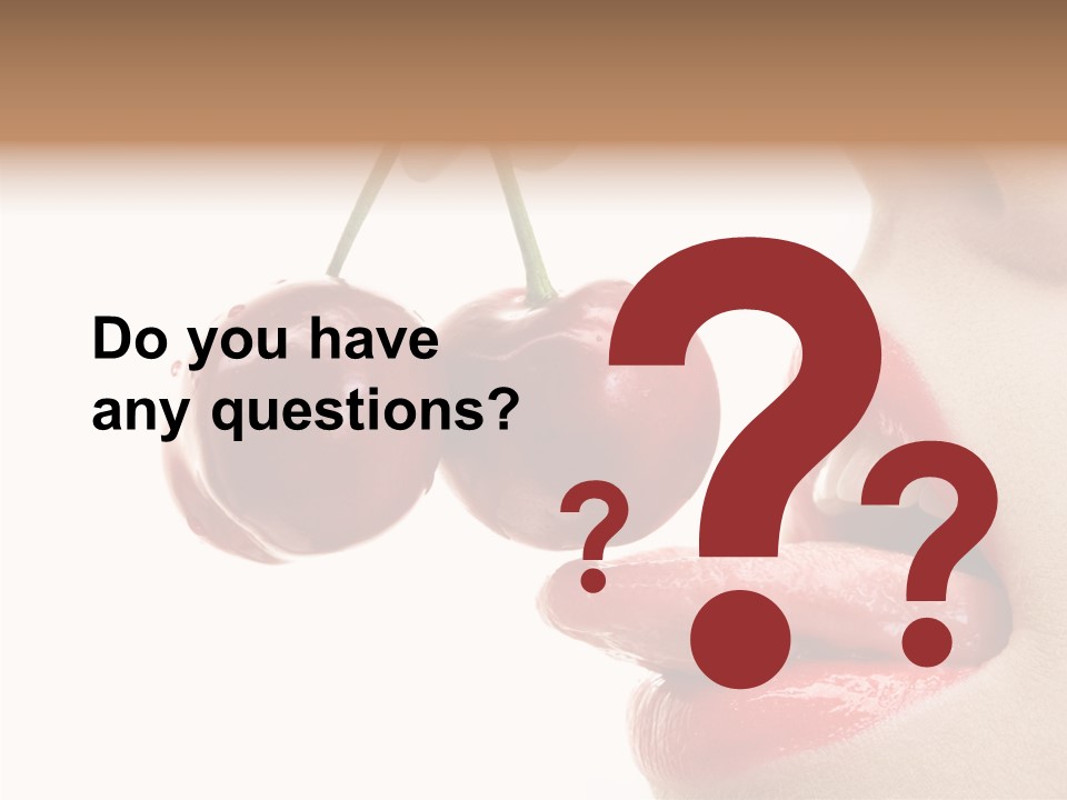 Delicious Closeup Food PowerPoint Template