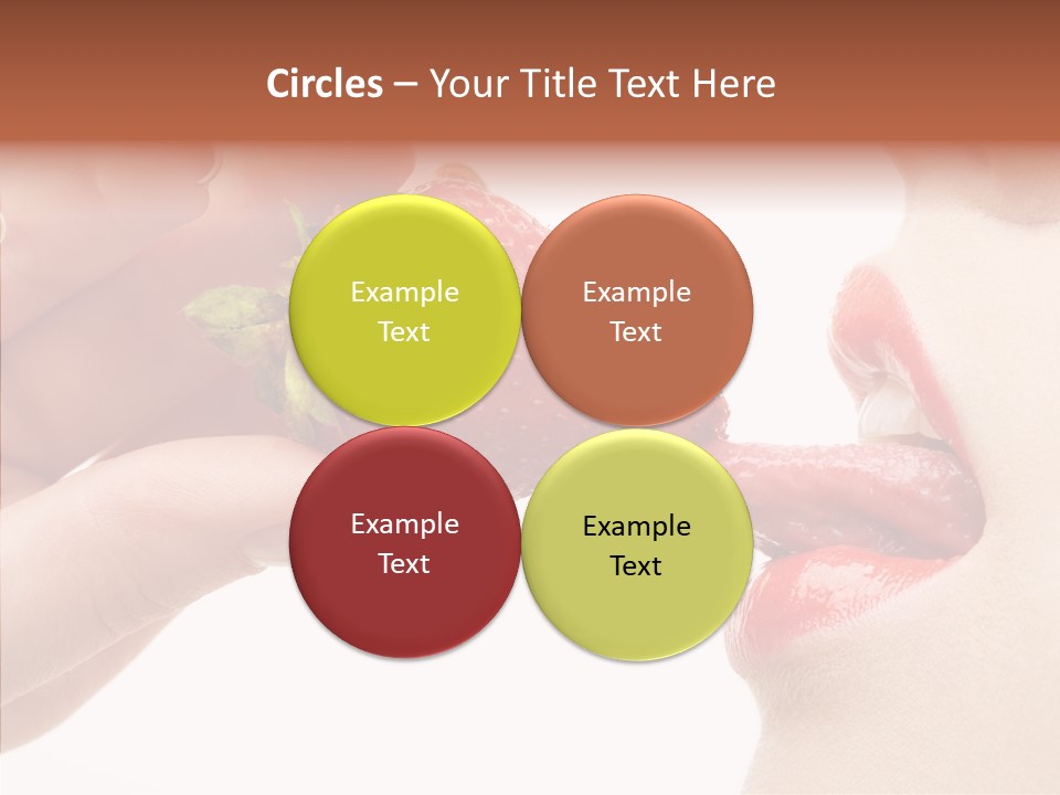 Food Lick Sexy PowerPoint Template