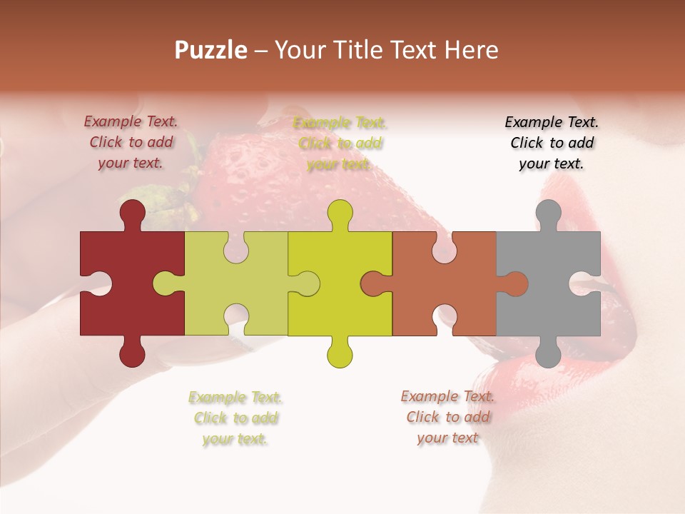 Food Lick Sexy PowerPoint Template