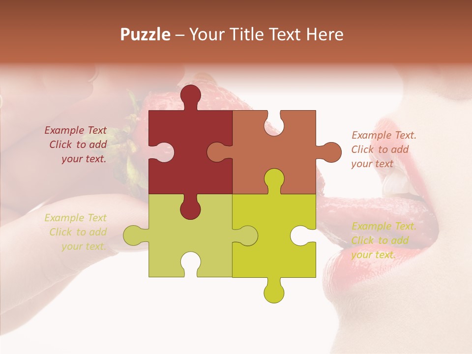 Food Lick Sexy PowerPoint Template