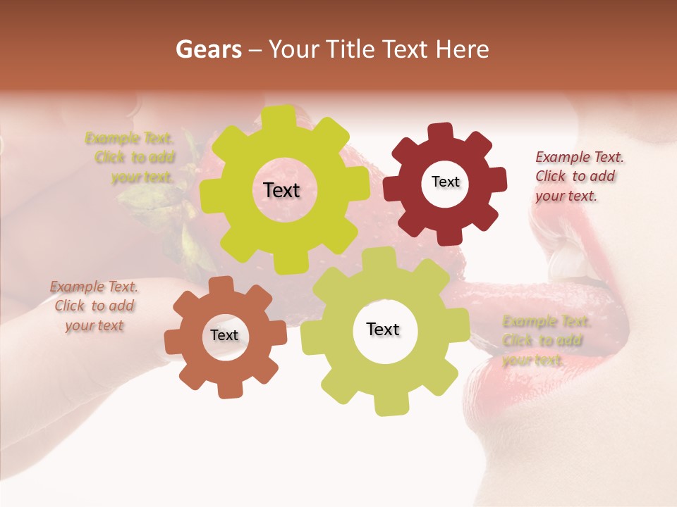 Food Lick Sexy PowerPoint Template