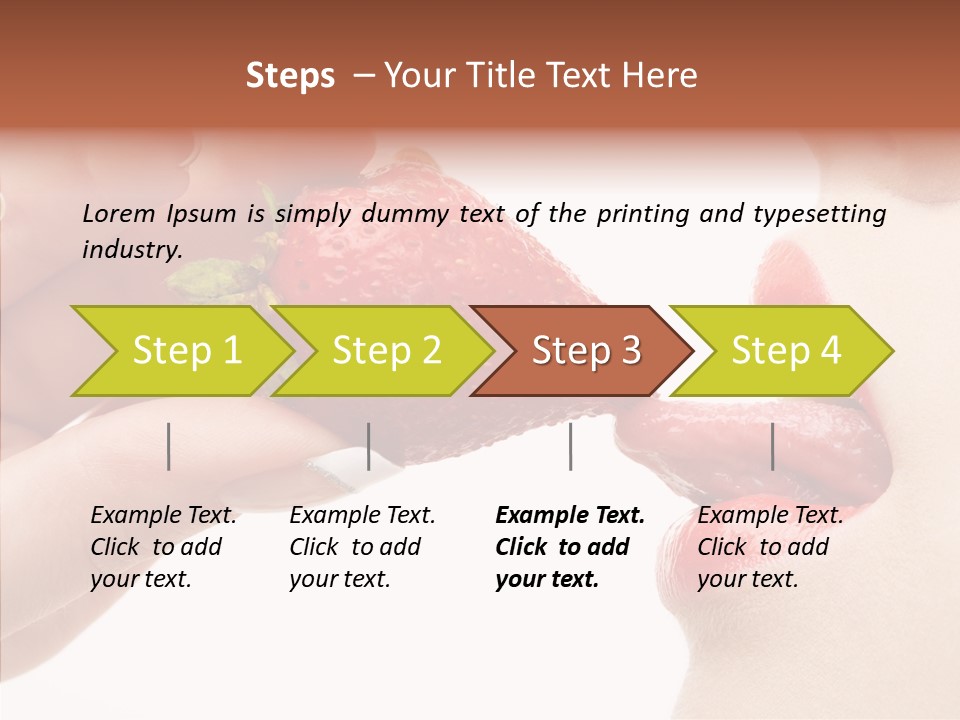Food Lick Sexy PowerPoint Template