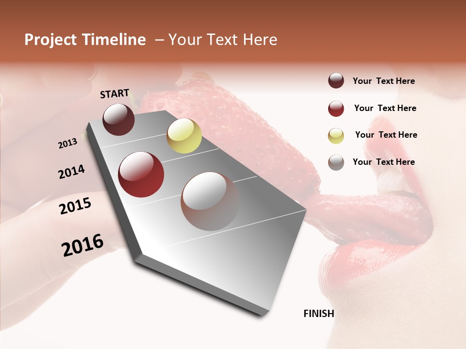 Food Lick Sexy PowerPoint Template