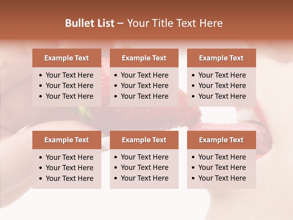 Food Lick Sexy PowerPoint Template