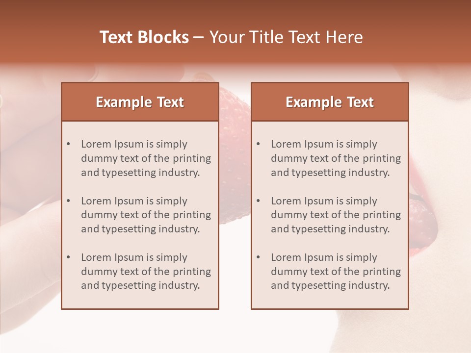 Food Lick Sexy PowerPoint Template
