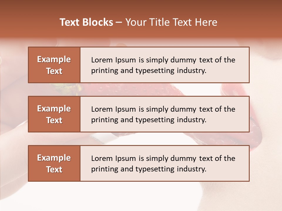 Food Lick Sexy PowerPoint Template