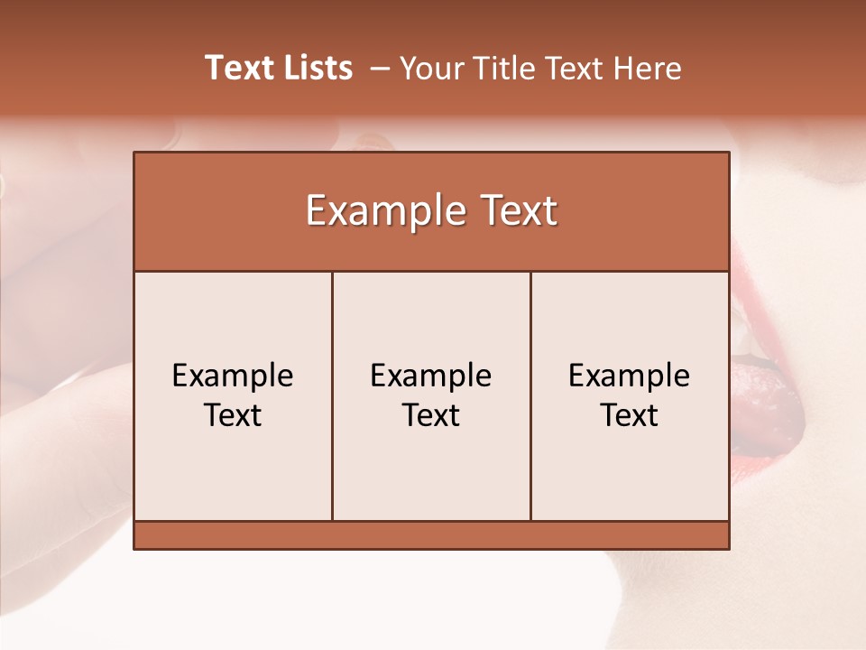 Food Lick Sexy PowerPoint Template