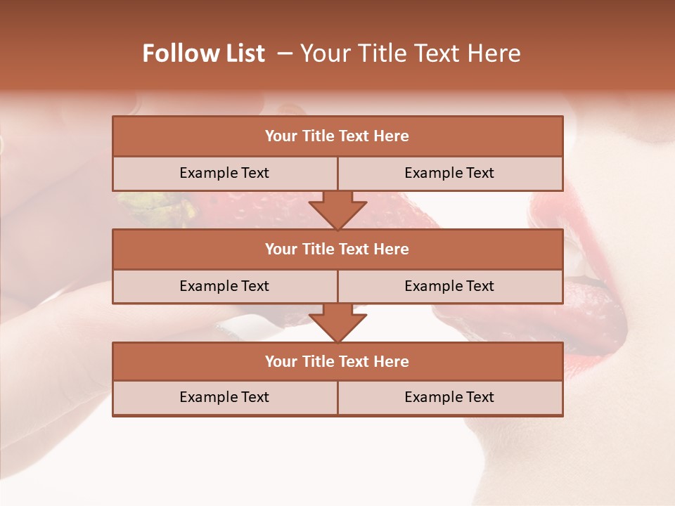 Food Lick Sexy PowerPoint Template