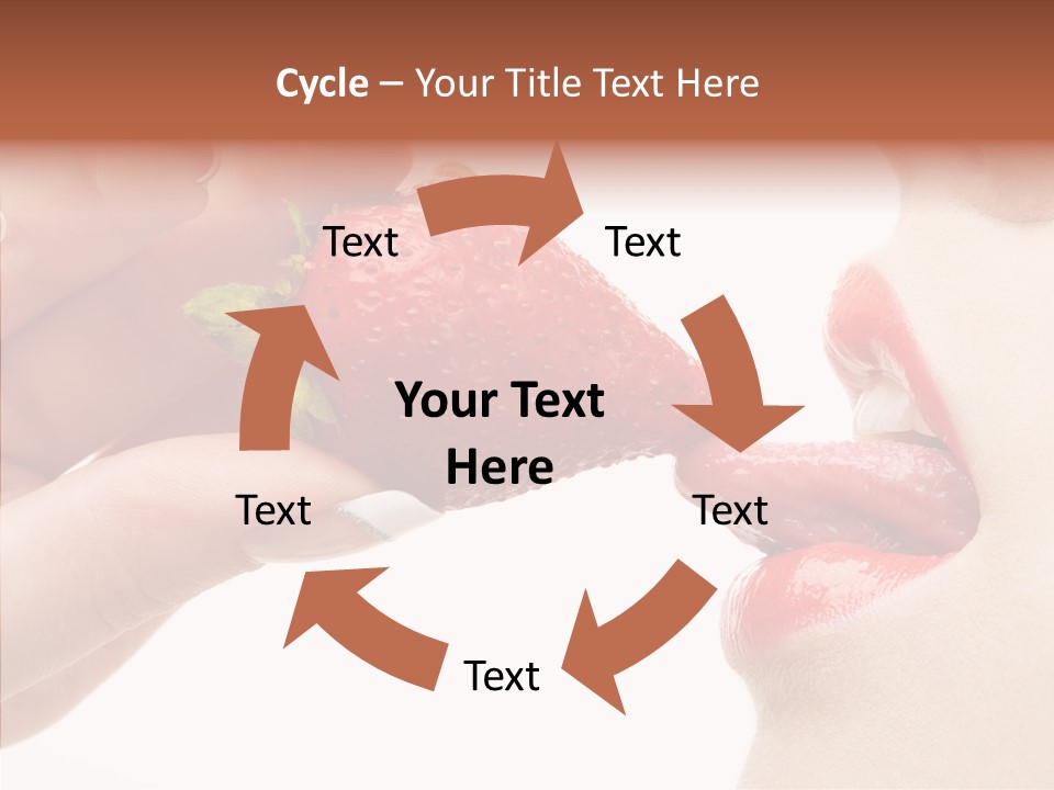 Food Lick Sexy PowerPoint Template