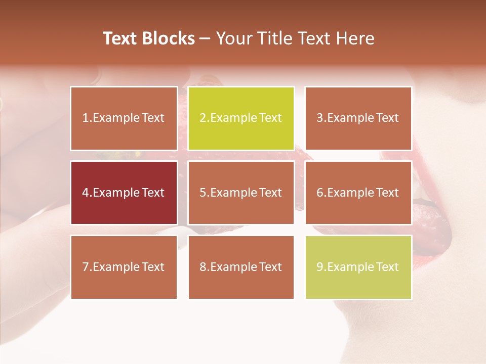 Food Lick Sexy PowerPoint Template