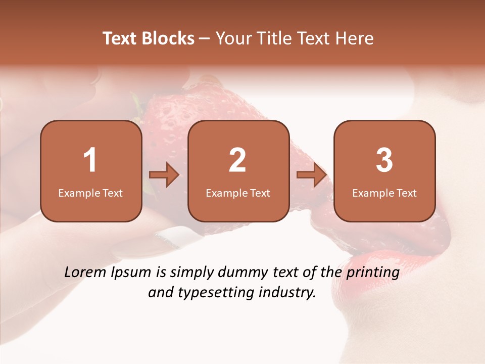 Food Lick Sexy PowerPoint Template