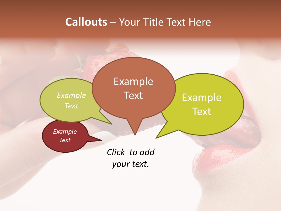 Food Lick Sexy PowerPoint Template
