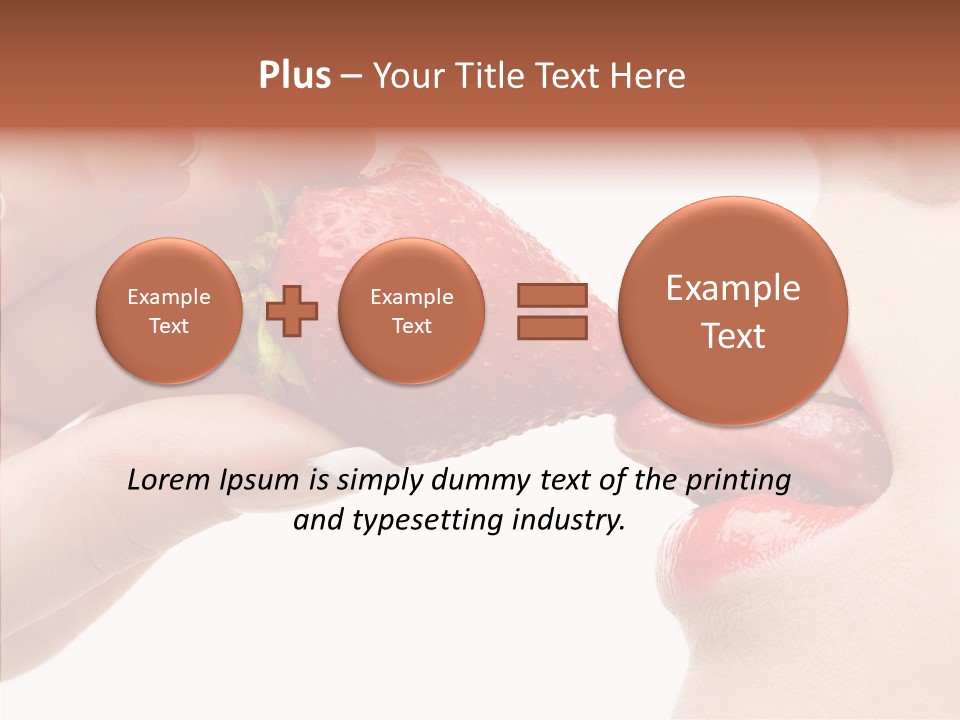Food Lick Sexy PowerPoint Template