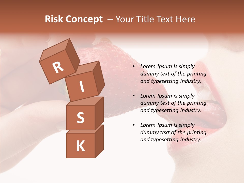 Food Lick Sexy PowerPoint Template