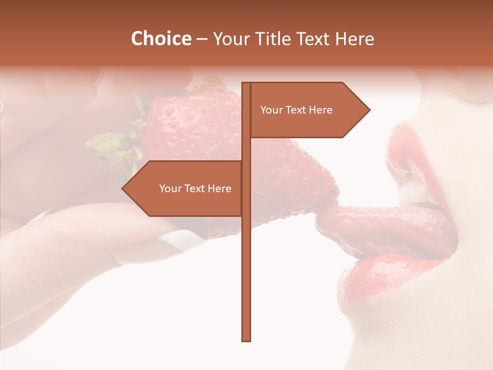 Food Lick Sexy PowerPoint Template