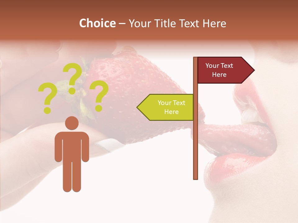 Food Lick Sexy PowerPoint Template