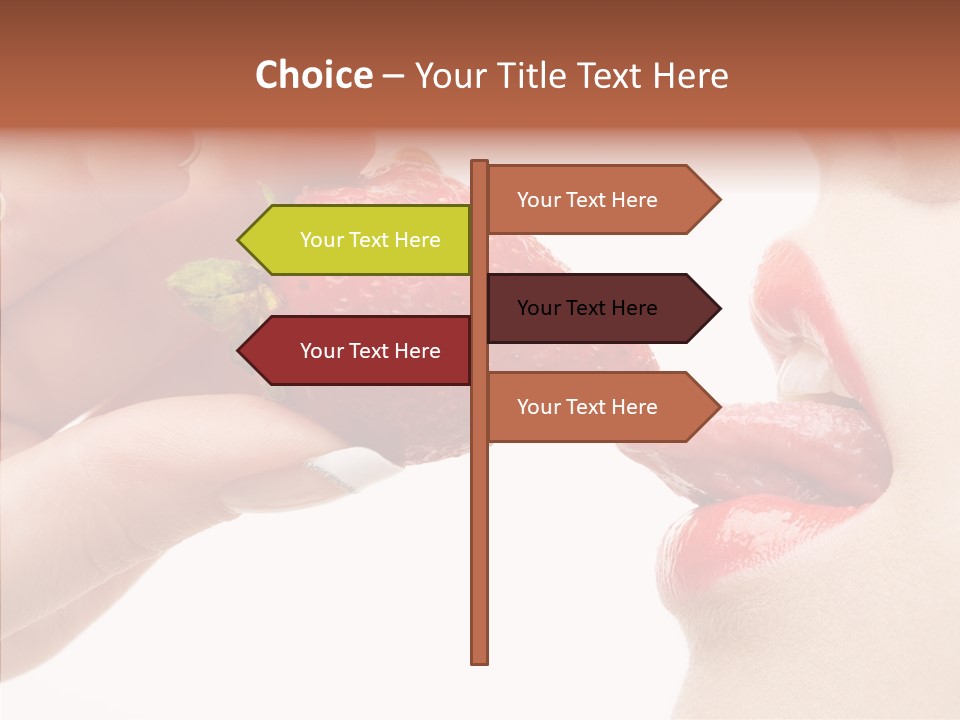 Food Lick Sexy PowerPoint Template
