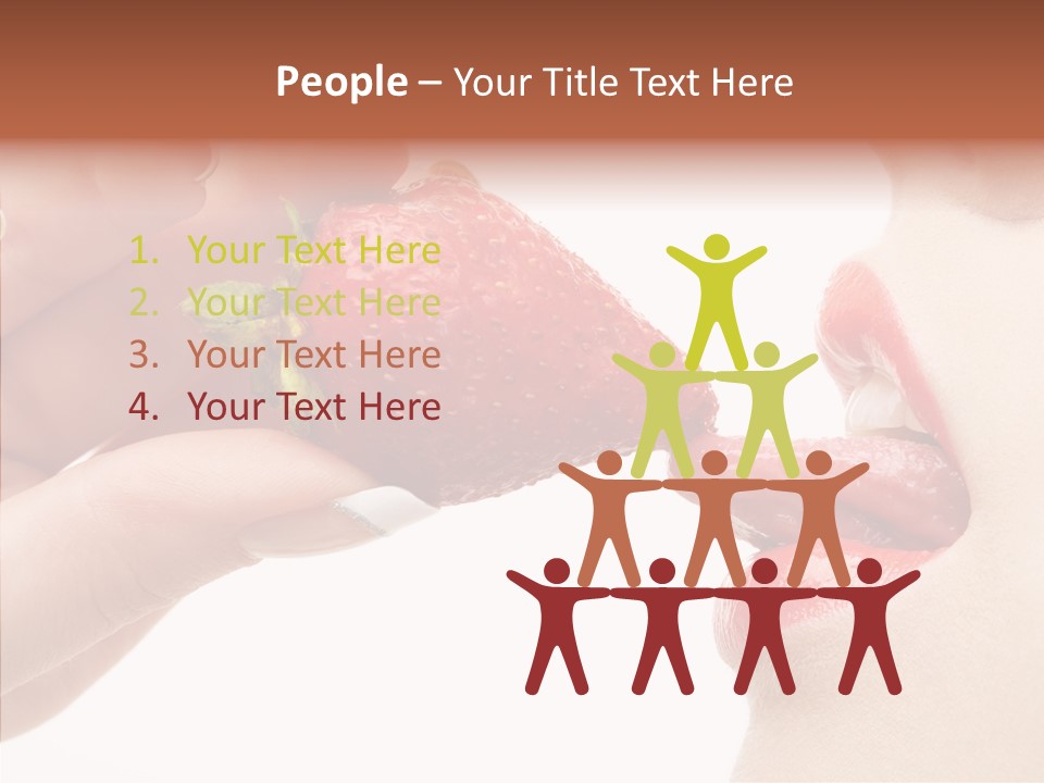 Food Lick Sexy PowerPoint Template