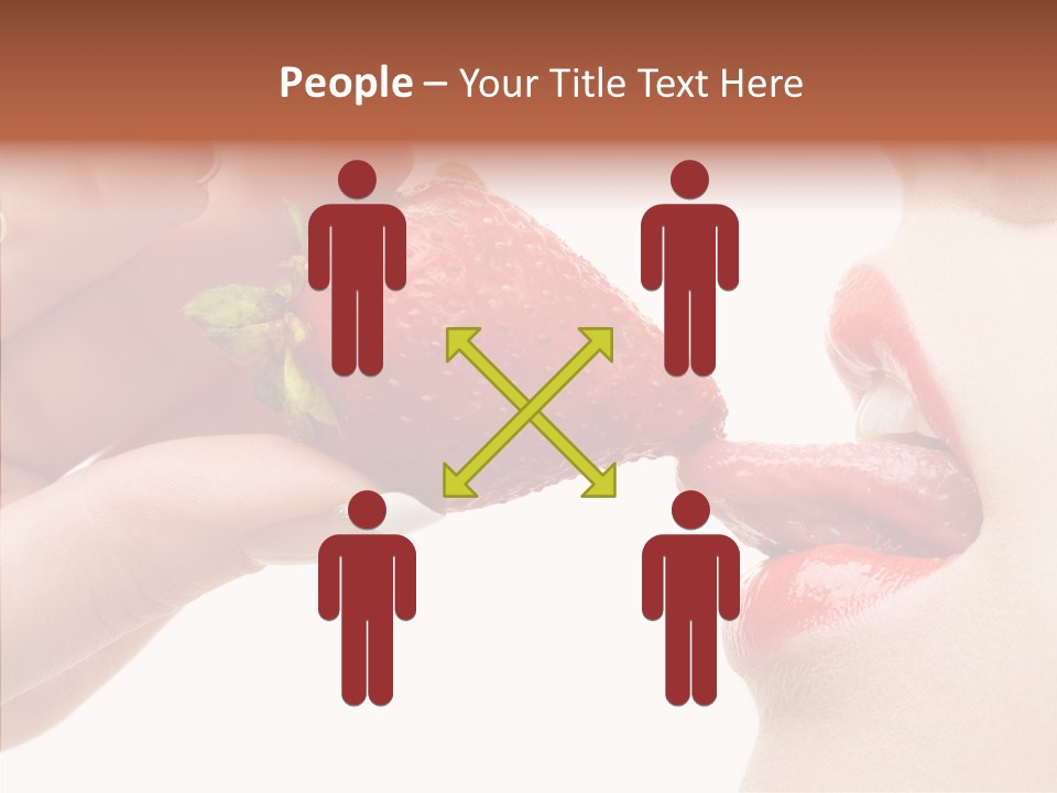 Food Lick Sexy PowerPoint Template