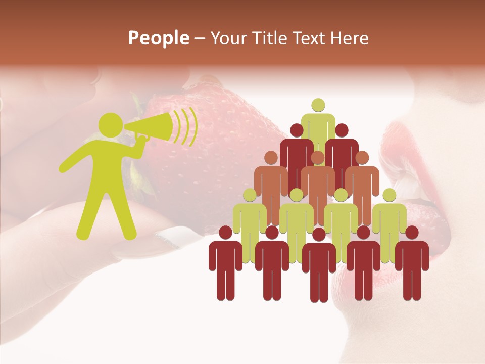 Food Lick Sexy PowerPoint Template