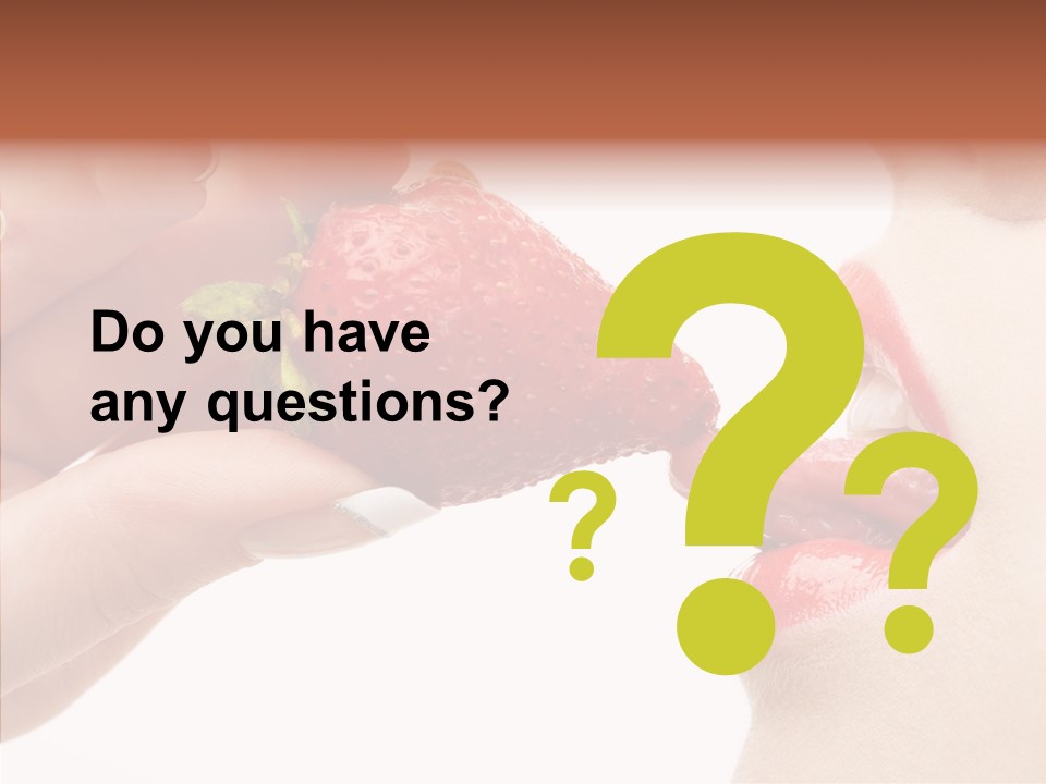 Food Lick Sexy PowerPoint Template