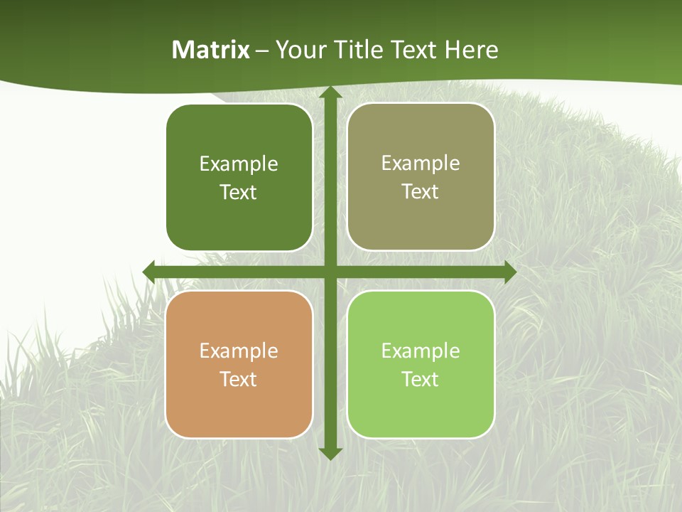 Glass Object Vision PowerPoint Template