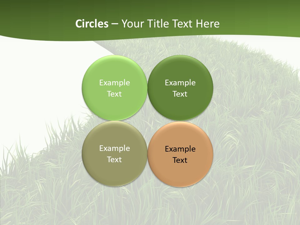 Glass Object Vision PowerPoint Template