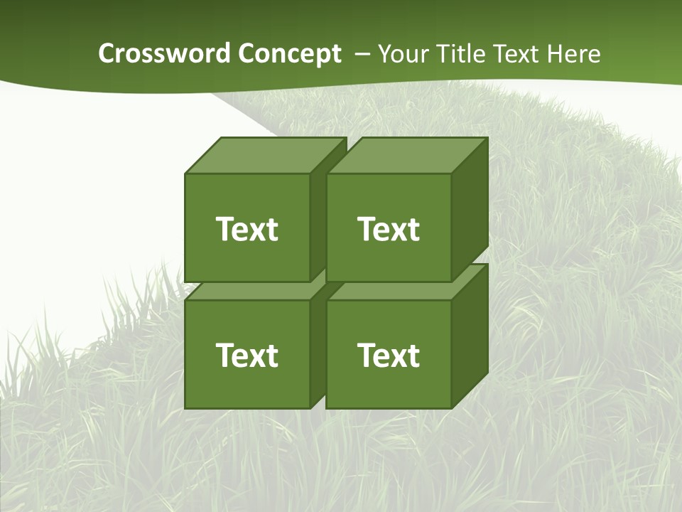 Glass Object Vision PowerPoint Template