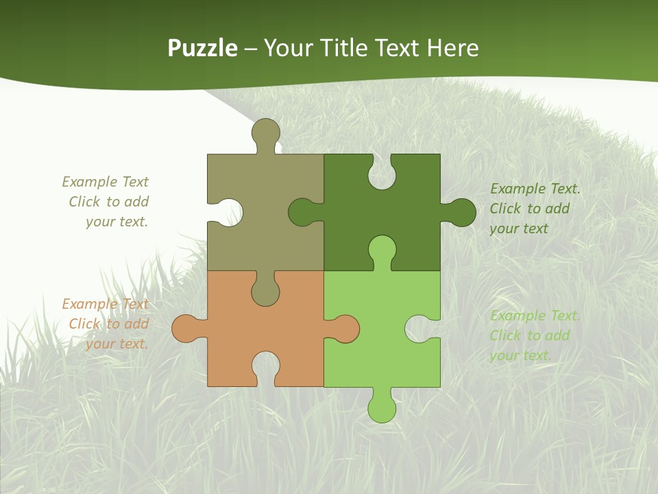 Glass Object Vision PowerPoint Template