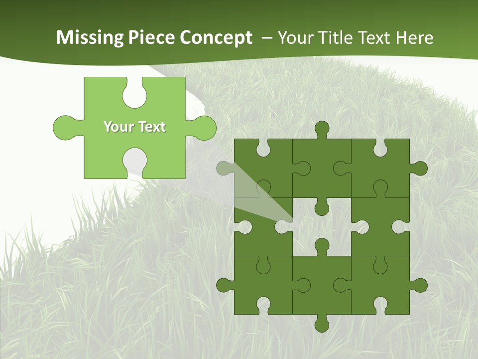 Glass Object Vision PowerPoint Template