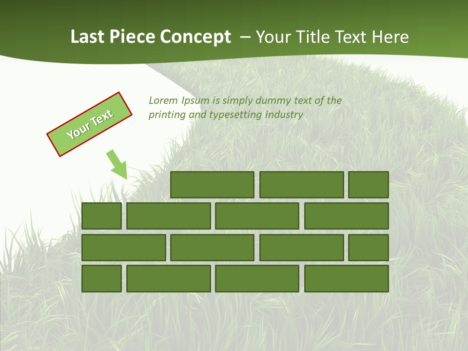 Glass Object Vision PowerPoint Template