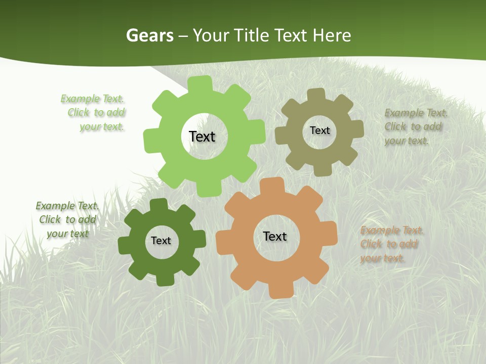 Glass Object Vision PowerPoint Template