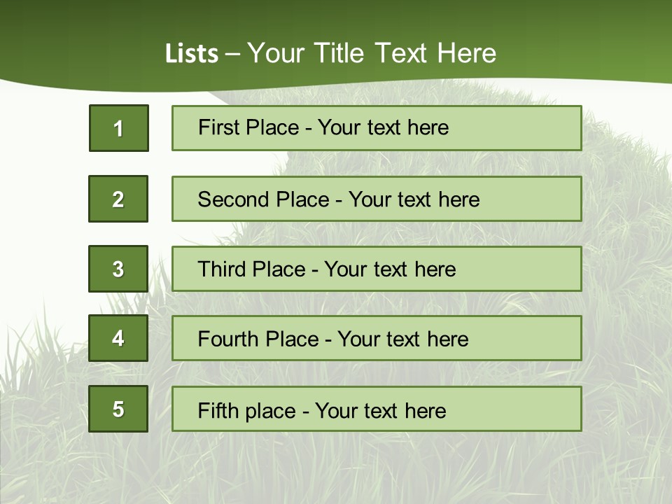 Glass Object Vision PowerPoint Template