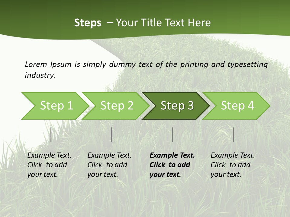 Glass Object Vision PowerPoint Template