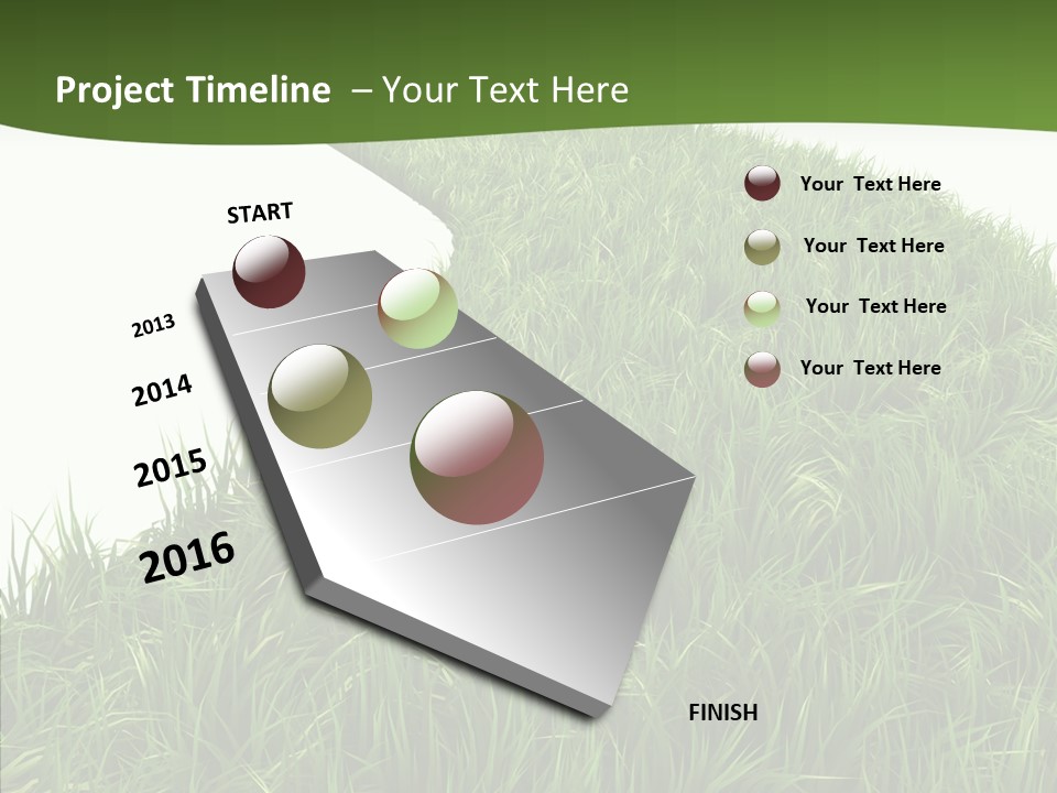 Glass Object Vision PowerPoint Template