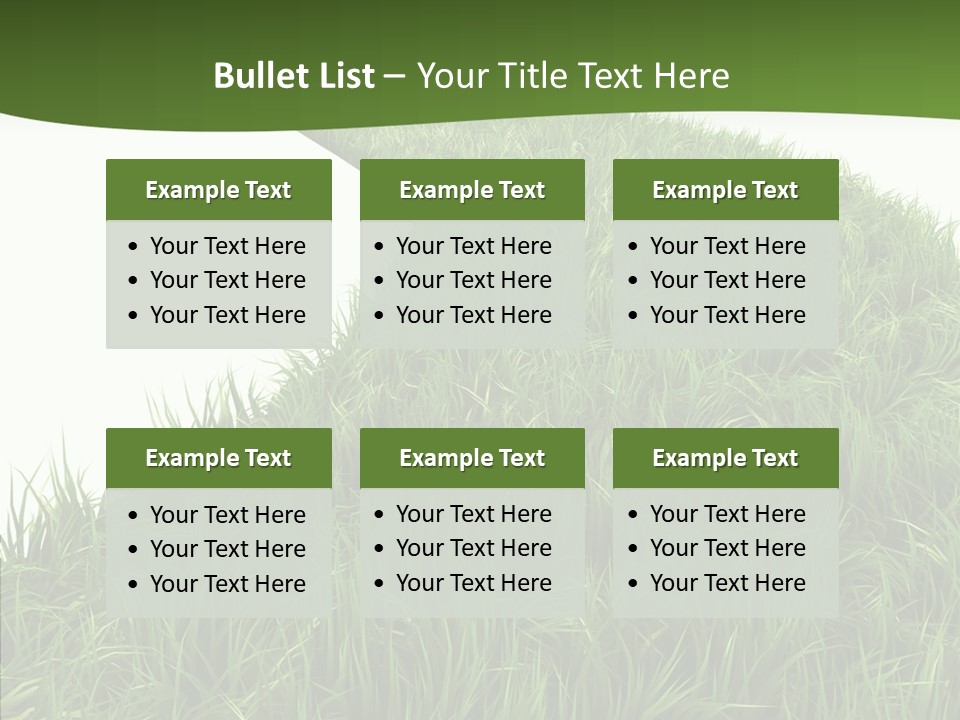 Glass Object Vision PowerPoint Template
