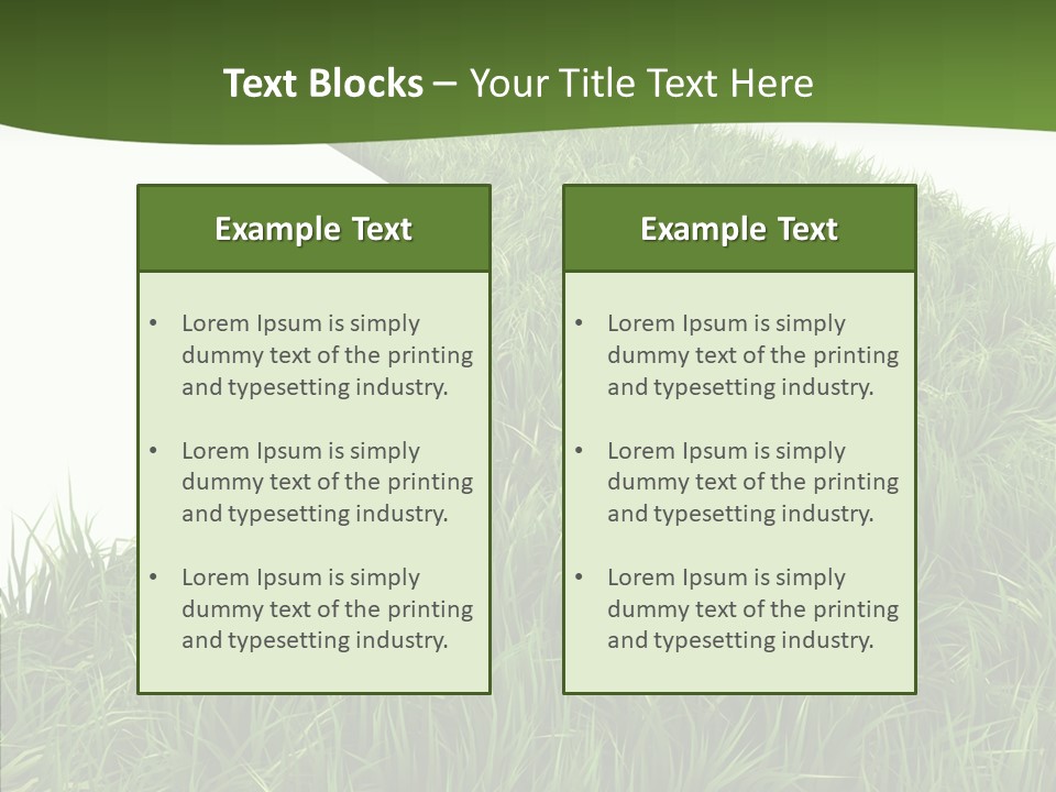 Glass Object Vision PowerPoint Template
