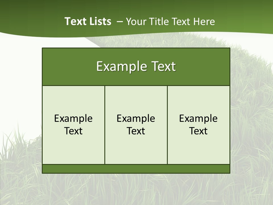 Glass Object Vision PowerPoint Template