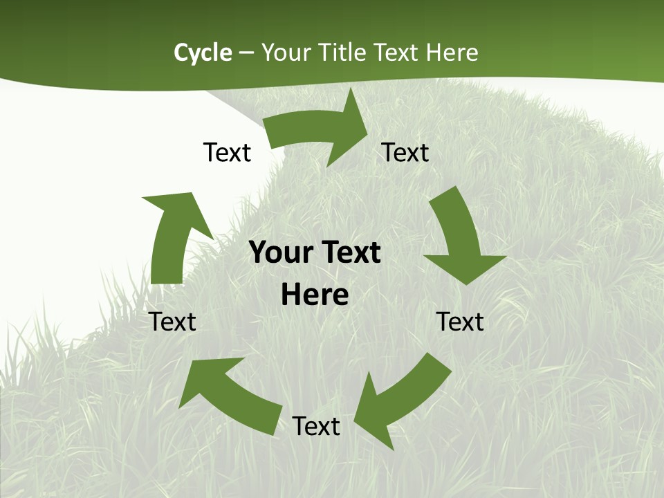 Glass Object Vision PowerPoint Template