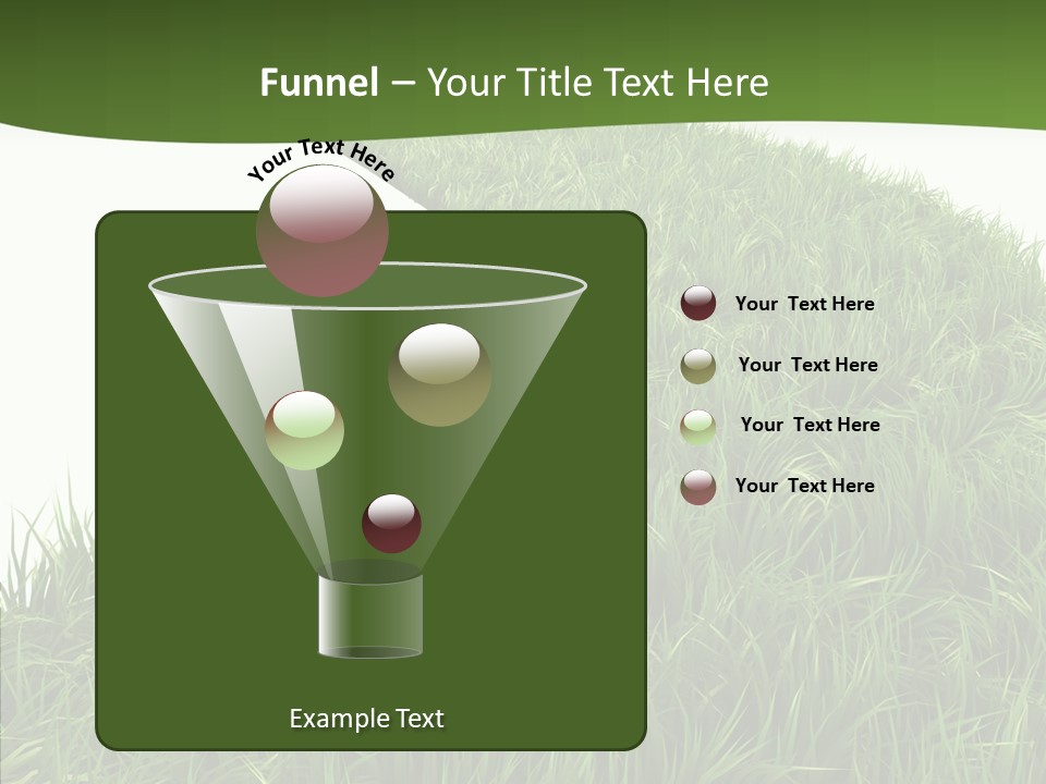 Glass Object Vision PowerPoint Template