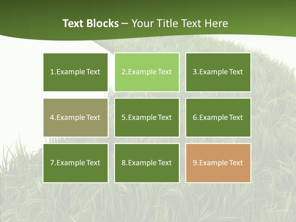 Glass Object Vision PowerPoint Template