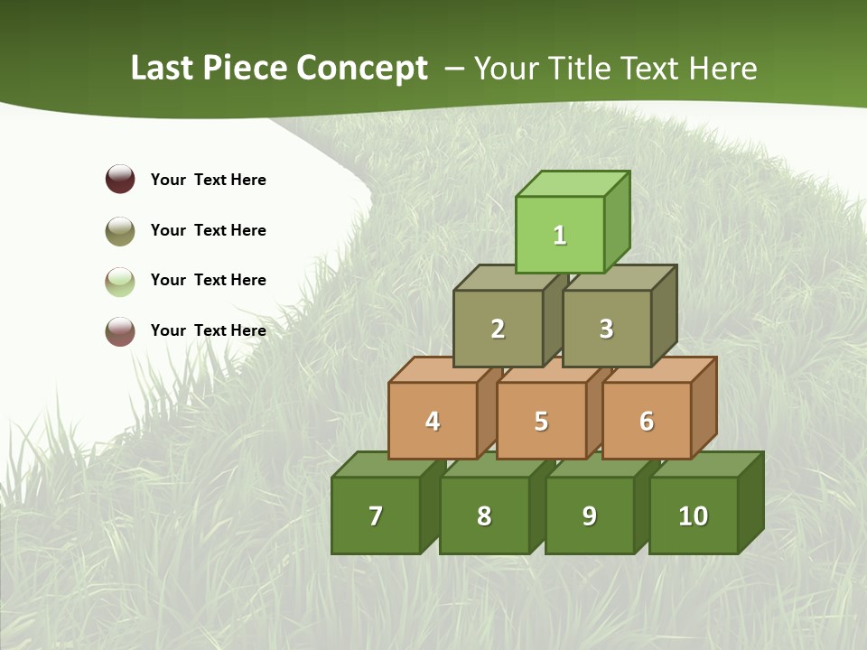 Glass Object Vision PowerPoint Template