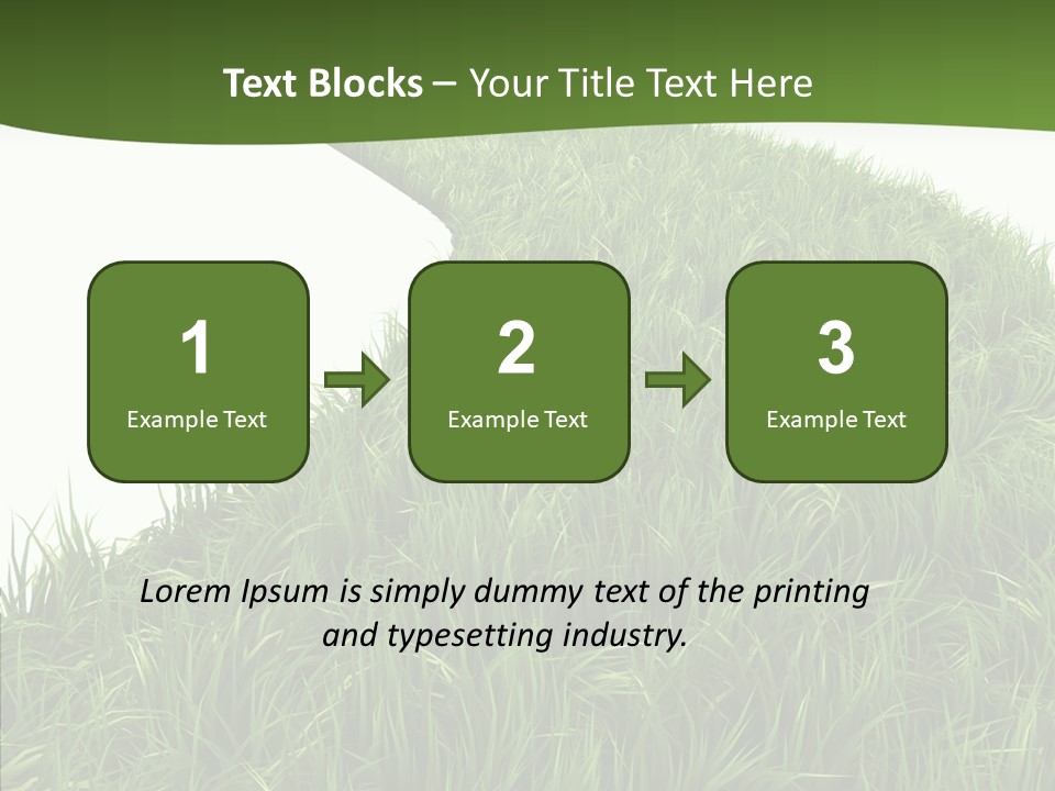 Glass Object Vision PowerPoint Template