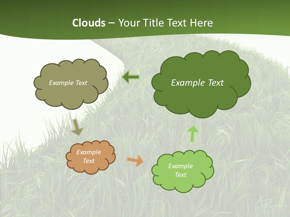 Glass Object Vision PowerPoint Template