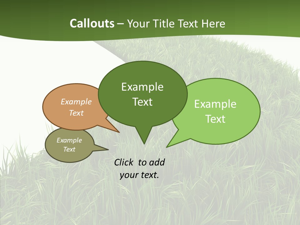 Glass Object Vision PowerPoint Template